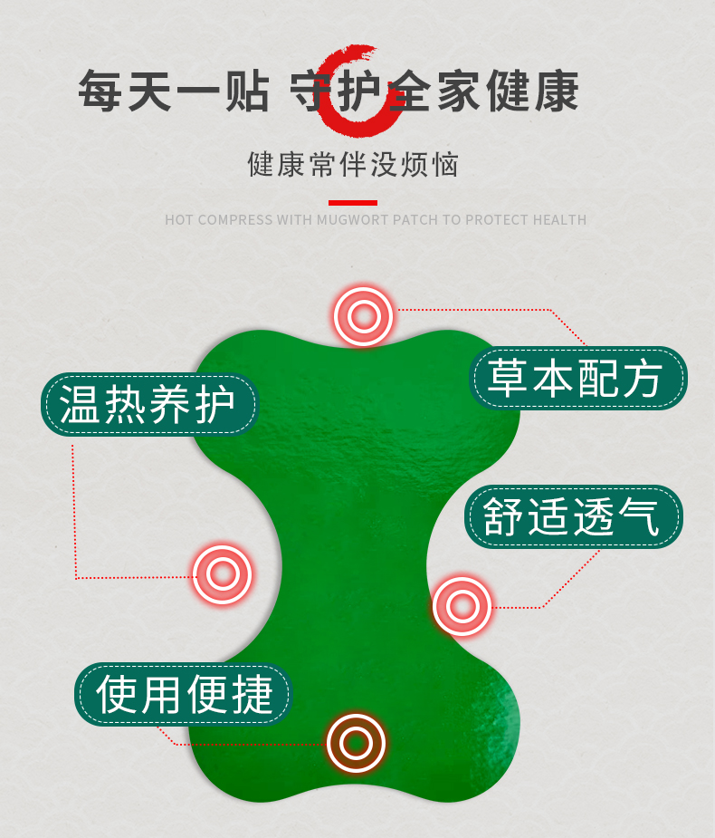 草本配方，舒適透氣，使用便捷